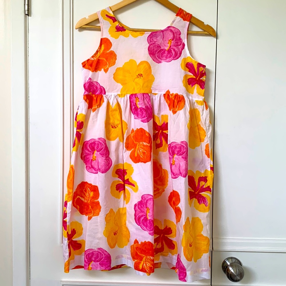 Vintage 90s Girl’s Floral Pattern Dress from Australia. Size 12